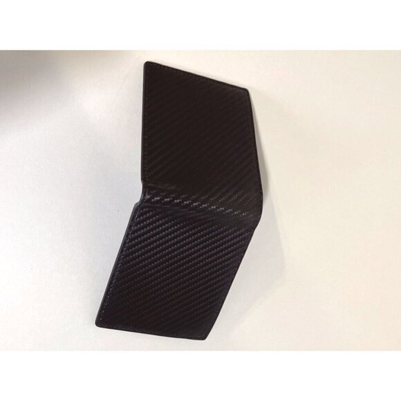 Men’s Bifold Black Wallet Interior Card Slots ID Window NWB - Picture 5 of 7